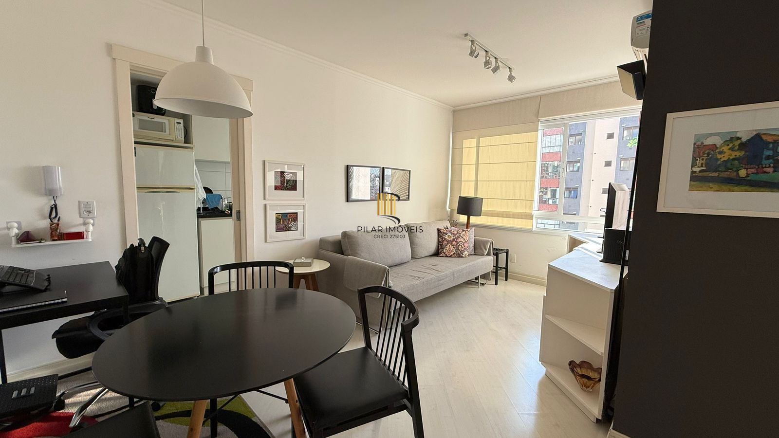 Apartamento 1 dormitório c/vaga escriturada coberta e infra completa no Rio Branco - Pilar Imóveis