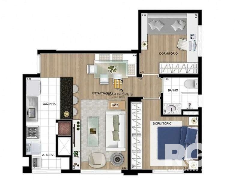APARTAMENTO EM CONDOMÍNIO COM INFRA COMPLETA!!