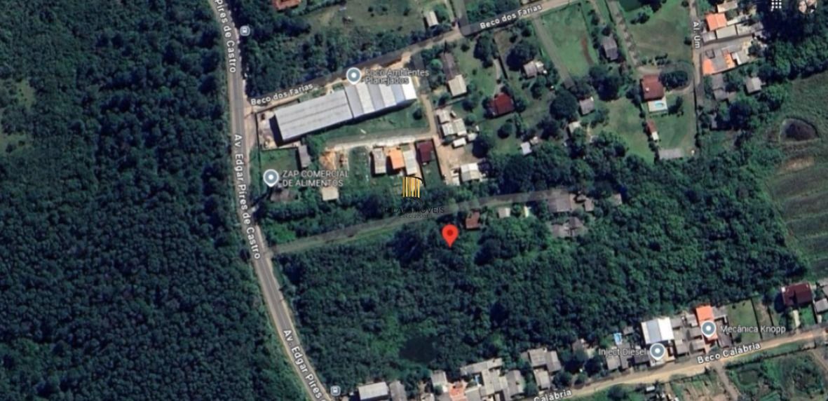 Terreno Av Edgar Pires de Castro medindo 7982,61m²