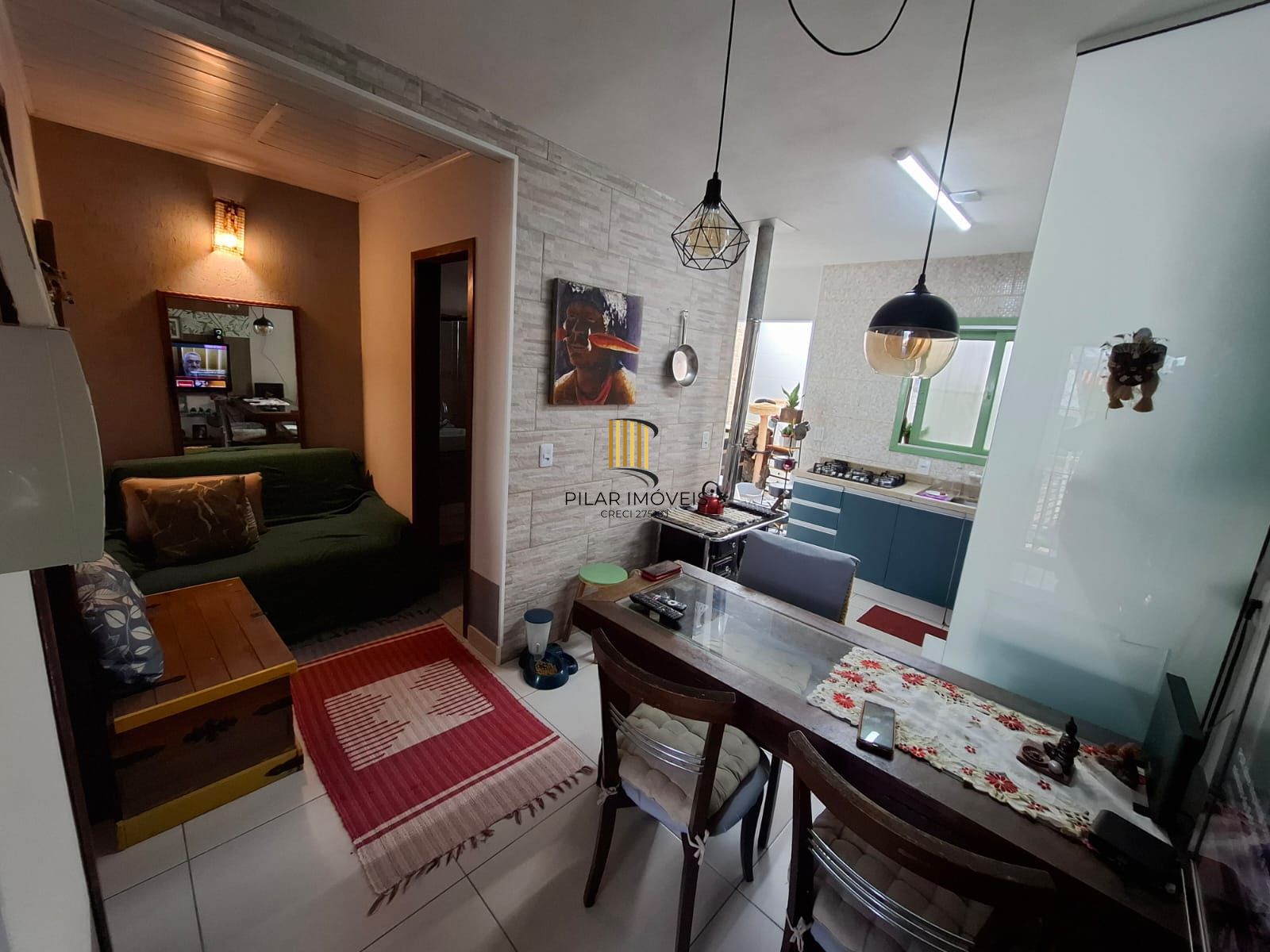 Casa de 1 Dormitório dentro de condomínio fechado no bairro Guáruja.