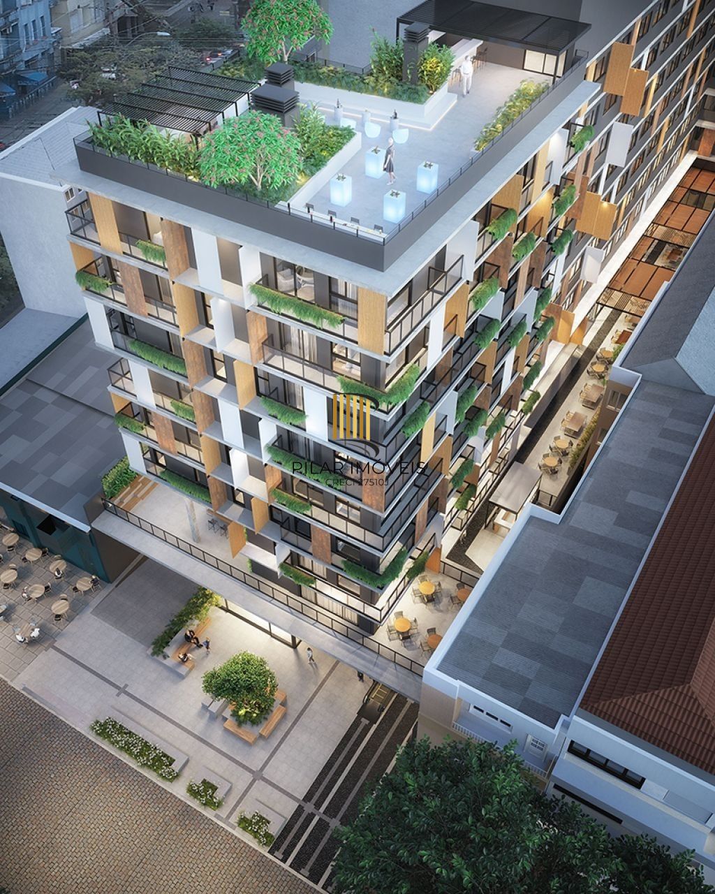 Apartamento para Venda - 36.93m², 1 dormitório, Cidade Baixa