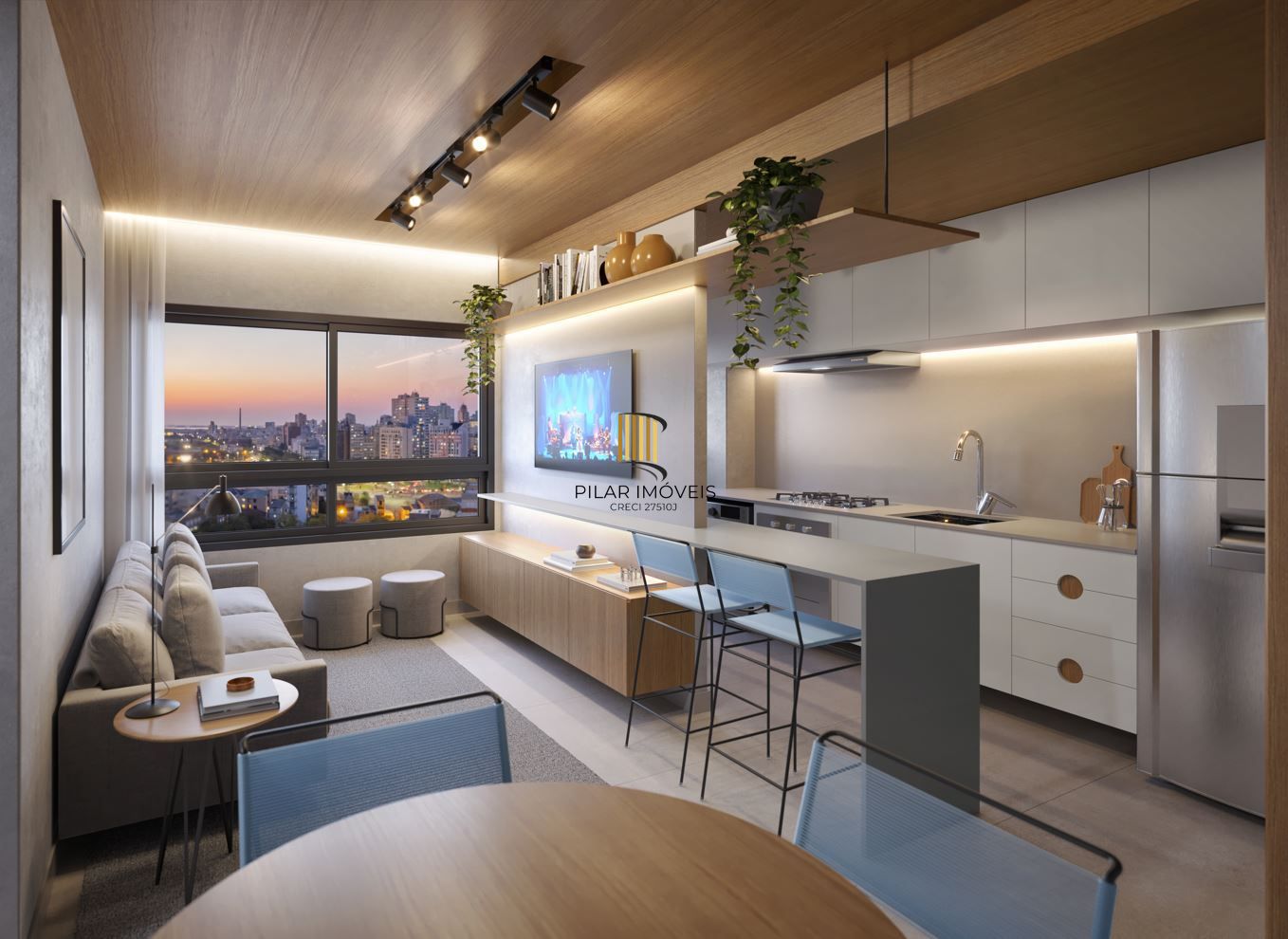 Apartamento 1 dormitório no bairro Cidade Baixa