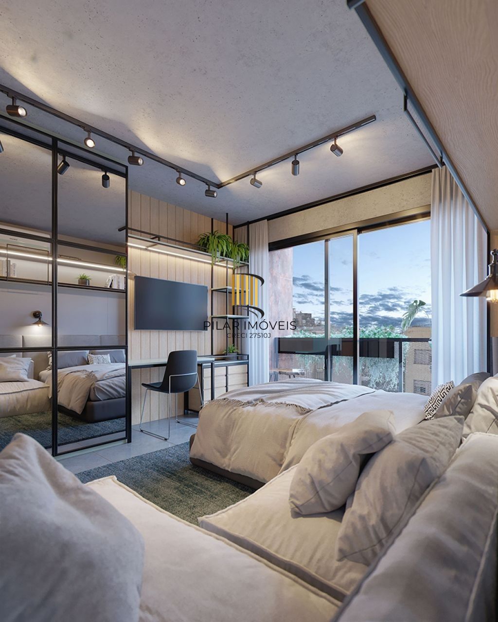 Apartamento para Venda - 36.93m², 1 dormitório, Cidade Baixa