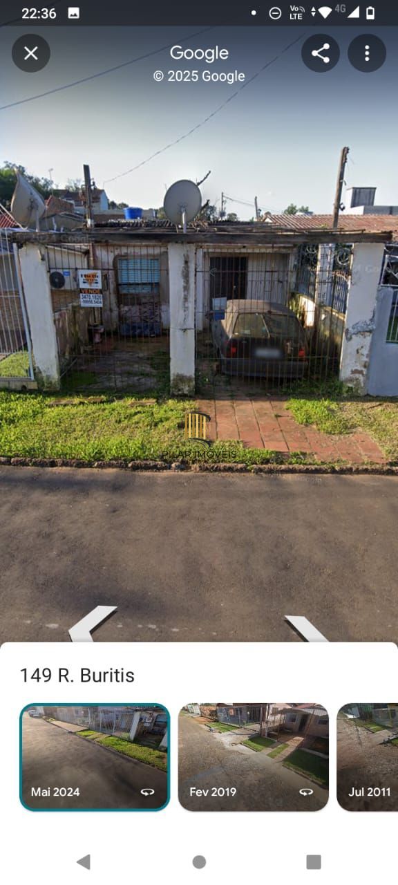 Casa 3D 2 Vagas Pátio no Rosa Maria - Gravataí - desocupada, avariada.