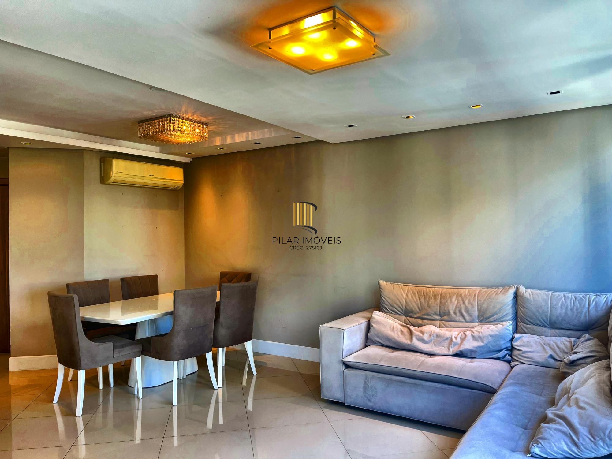 Apartamento alto padrão 105m² com 3 dormitórios, suíte e churrasqueira
