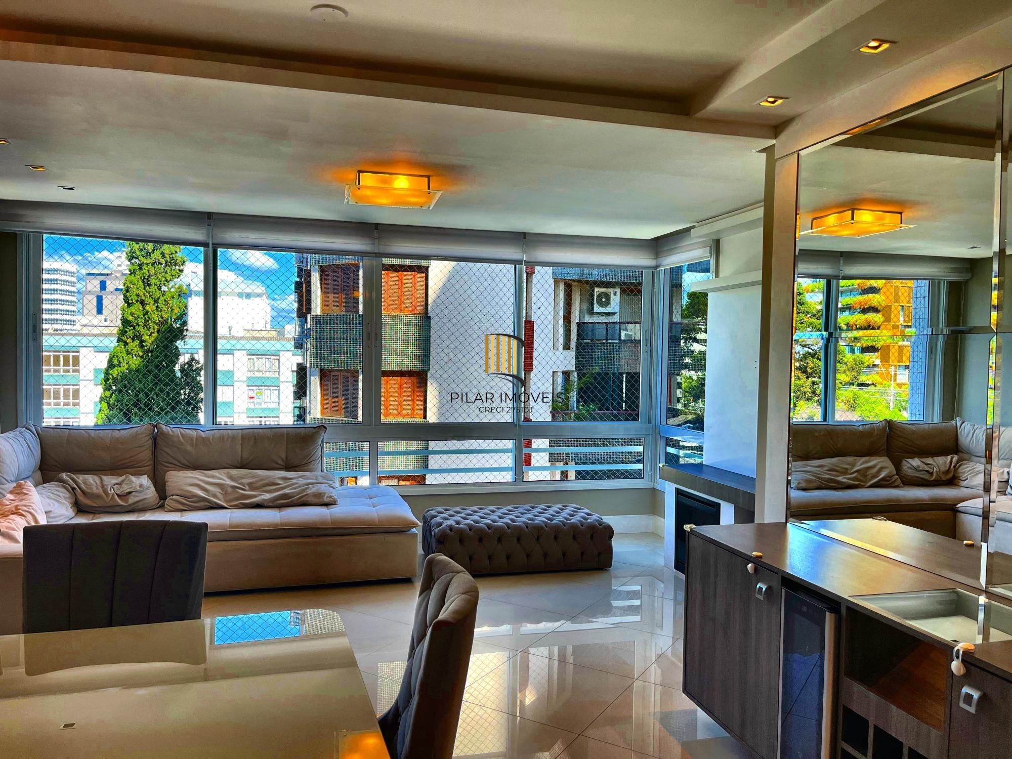 Apartamento alto padrão 105m² com 3 dormitórios, suíte e churrasqueira