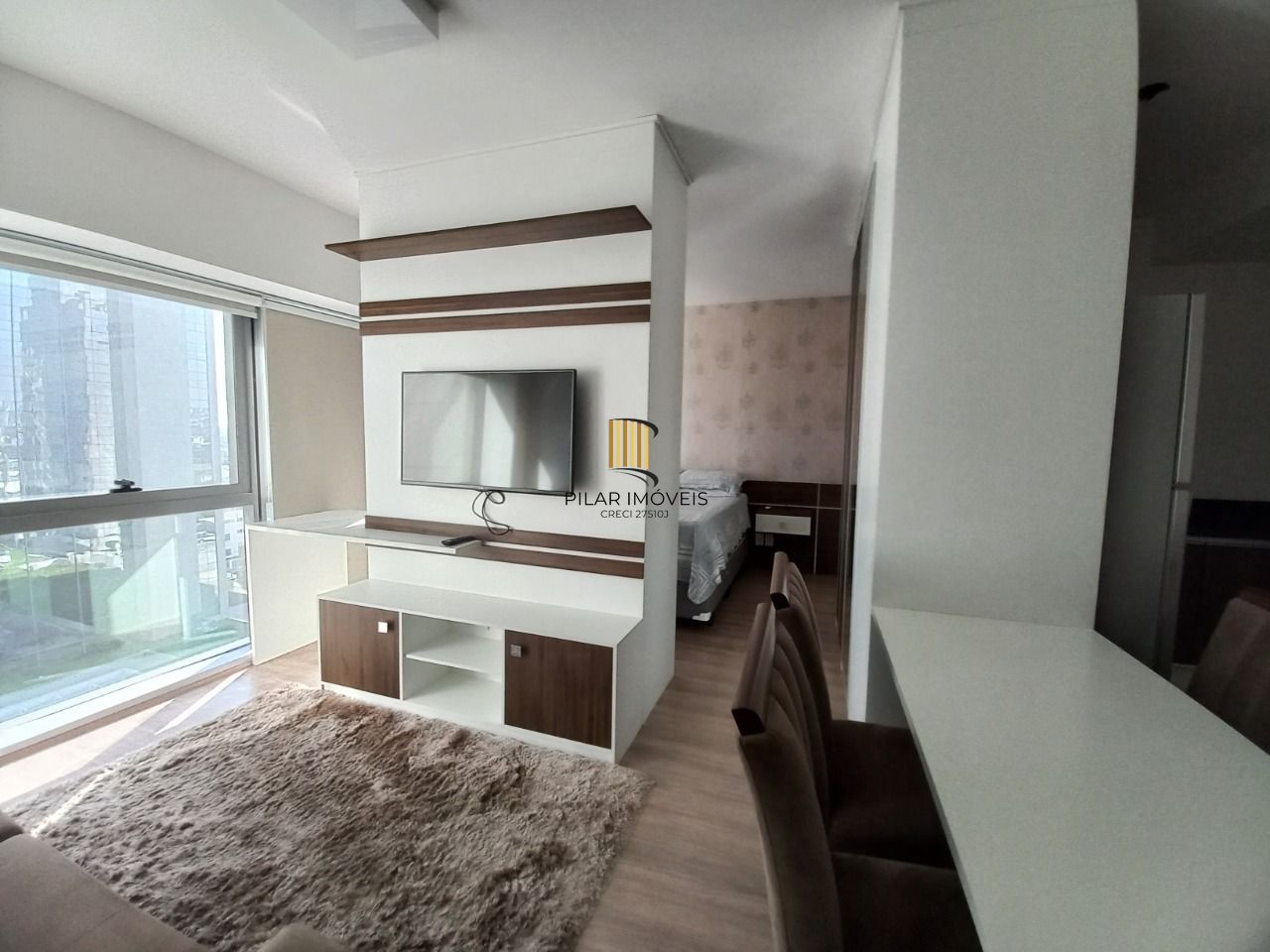 Apartamento para Locação/Aluguel - 38.96m², 1 dormitório, 1 vaga - Praia de Belas