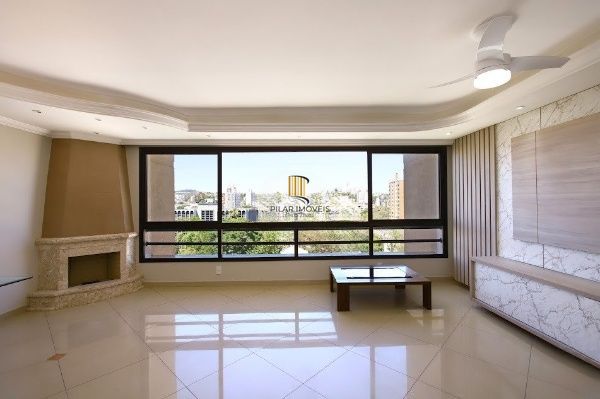 LINDO APARTAMENTO NO MENINO DEUS com 116 M PRIVATIVOS ANDAR ALTO, 3 DORMITÓRIOS COM SUÍTE E 2 VAGAS INDIVIDUAIS ESCRITURADAS E COBERTAS