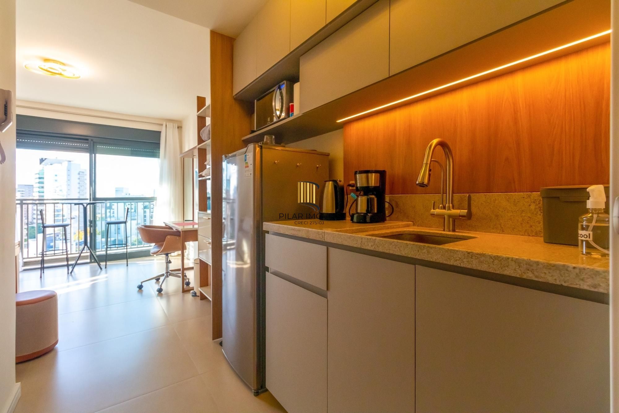 Apartamento com 1 quarto e 27m² à venda em Moinhos de Vento, Porto Alegre