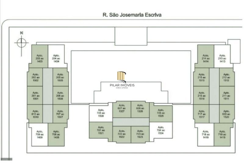 Apartamento no NEX FWD com 1 dormitório
