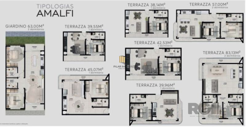Apartamento 1 dormitório no bairro Centro