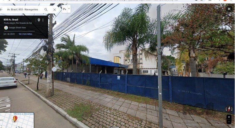 Pavilhão no bairro Navegantes
