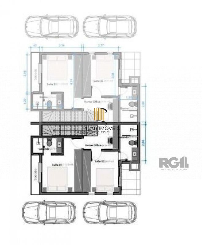 Casa à venda em Canoas - 2 quartos, 2 suítes, 3 banheiros