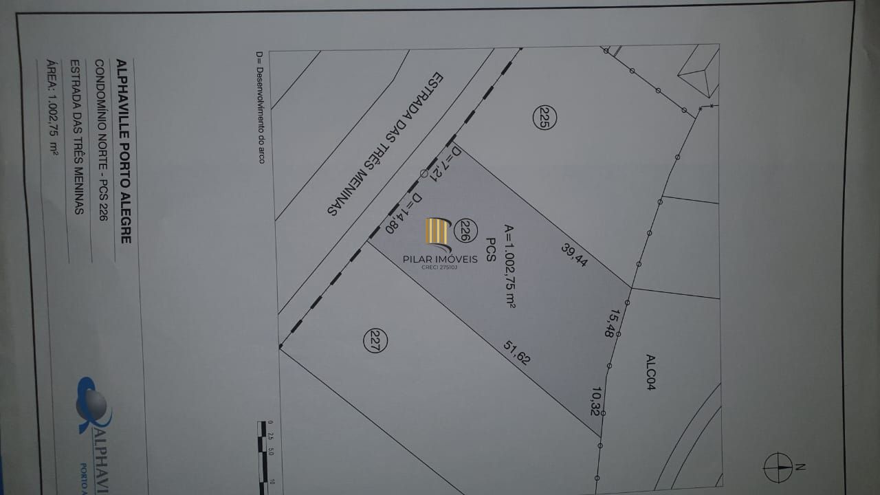 🌳 Terreno COMERCIAL  à venda – Condomínio Alphaville | Estrada das Três Meninas