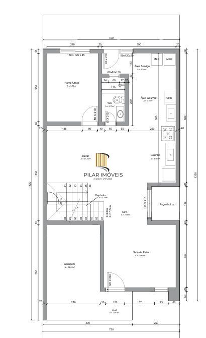 Casa em condomínio 3 D , 1 Suite e possibilidade de 4 dormitório no térreo