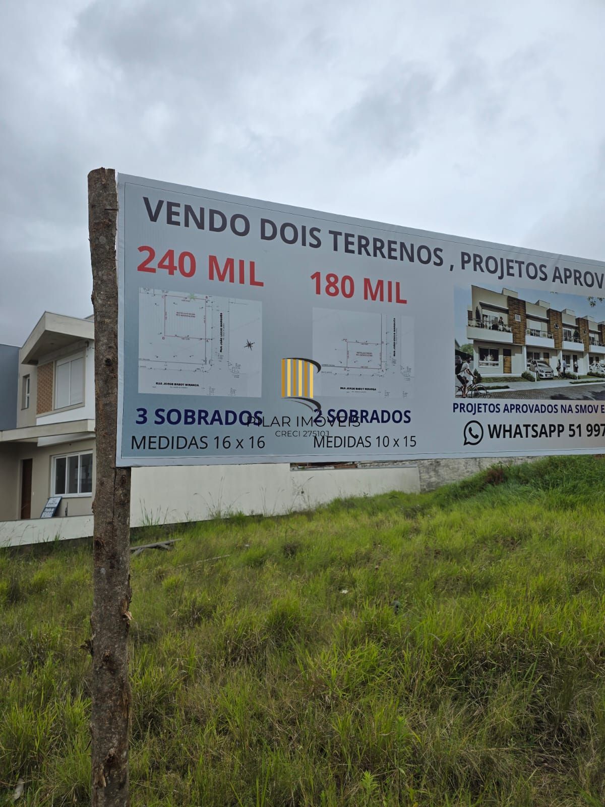 Terreno com projeto aprovado