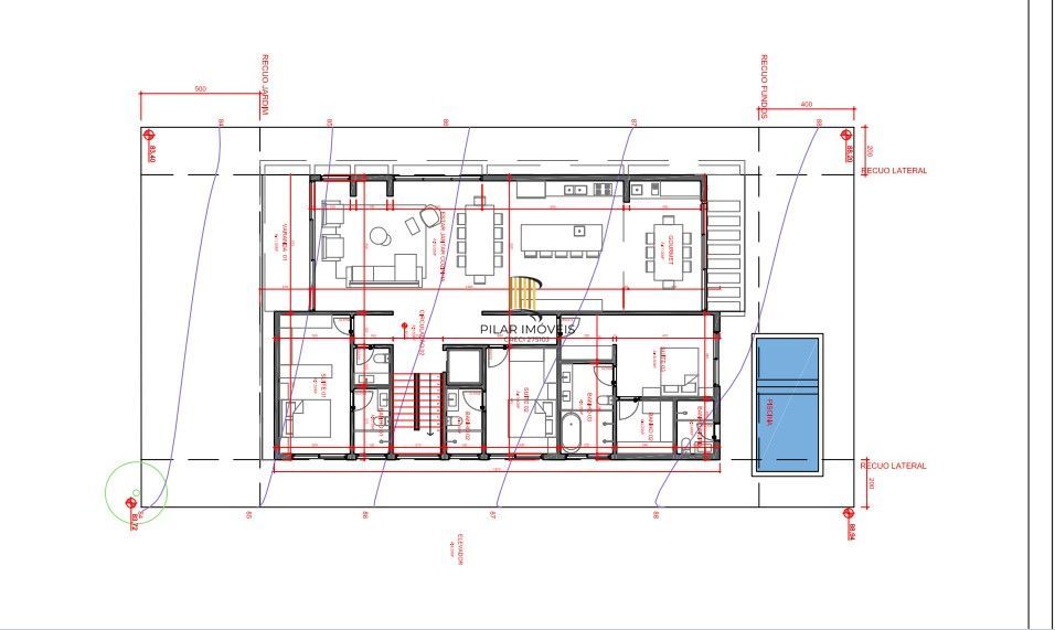 Casa em Condominio no Alphaville Lombardia, à venda. com 745,61m