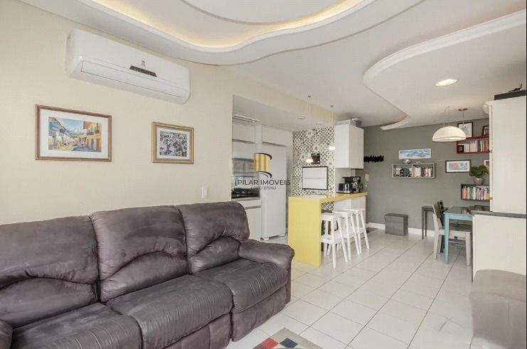 Apartamento com 2 dormitórios, 2 vagas, 65m2 coração do Menino Deus. - Pilar Imóveis