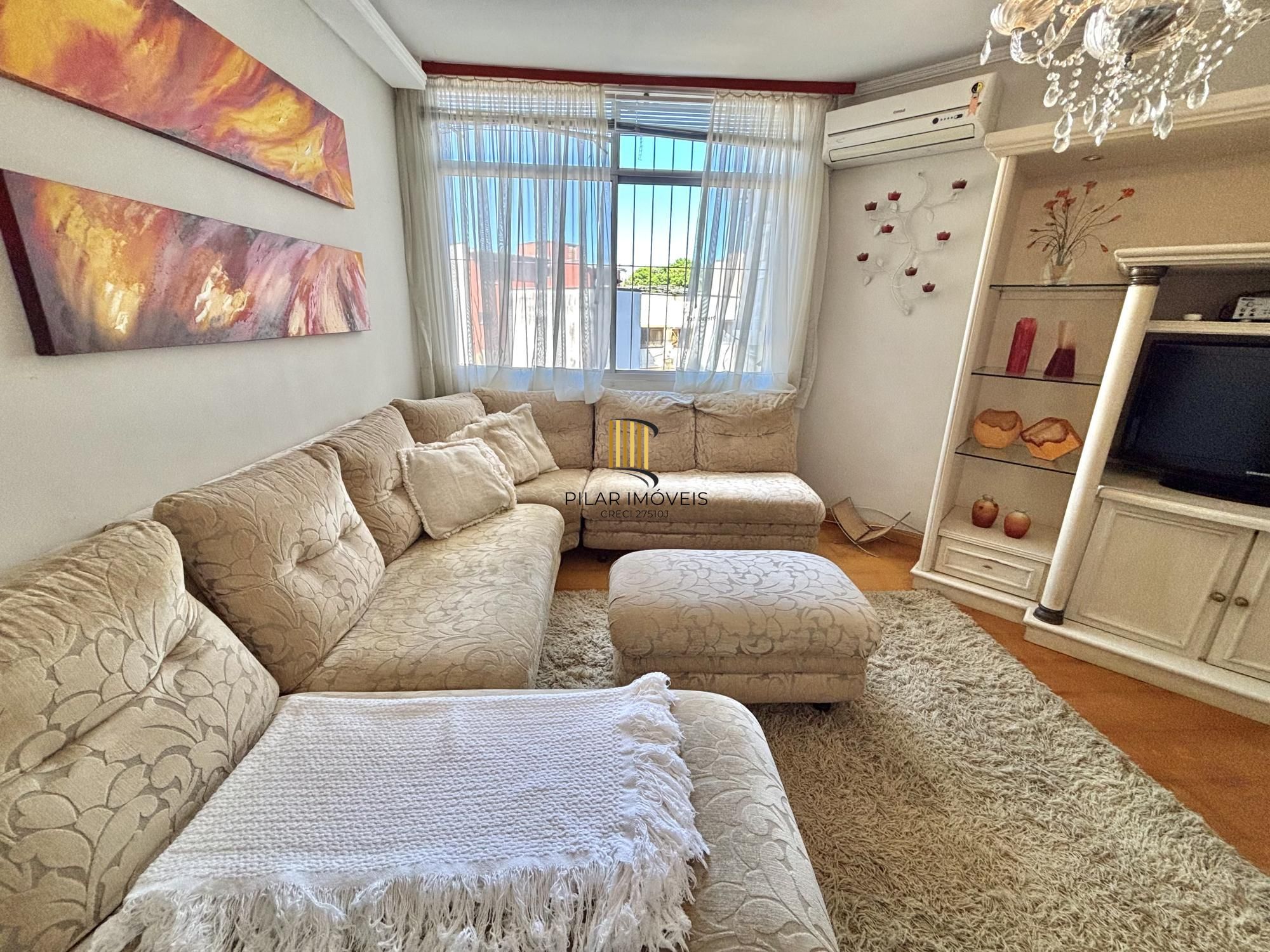 Apartamento 100% mobiliado,2 dormitórios, vaga rotativa, barra shopping, 63m²