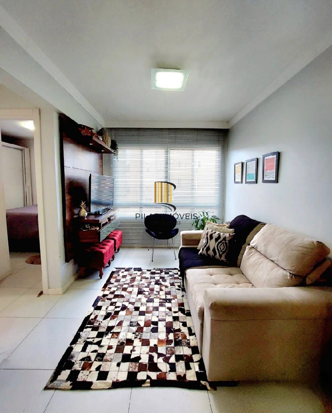 Apartamento semi mobiliado da Estrada Campo Novo