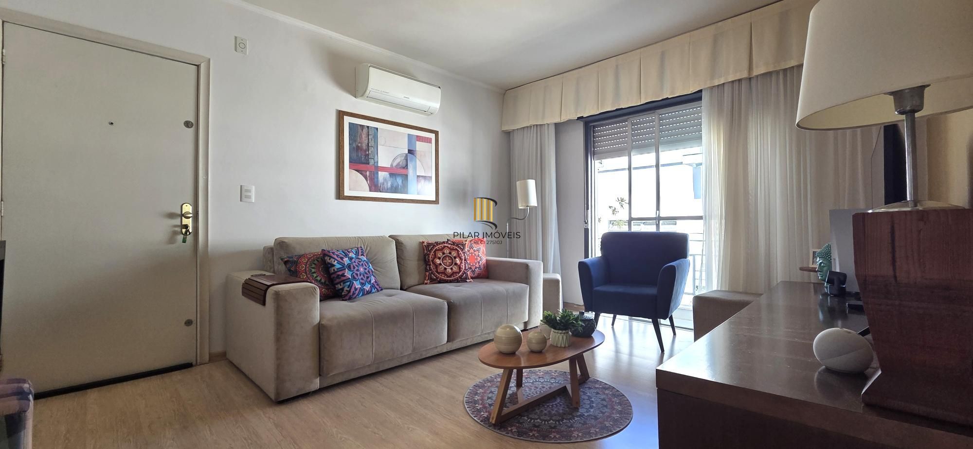 Ótimo apartamento com 79,4m2, 2 dorm. e dependencia completa. - Pilar Imóveis