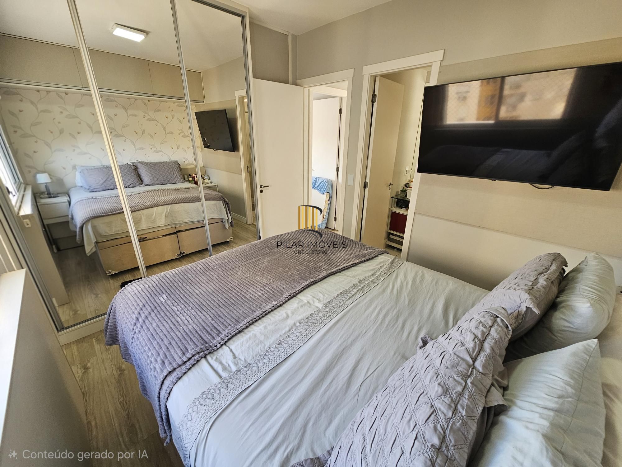 Apartamento semi mobiliado impecável com vista no Condominio Terra Nature !