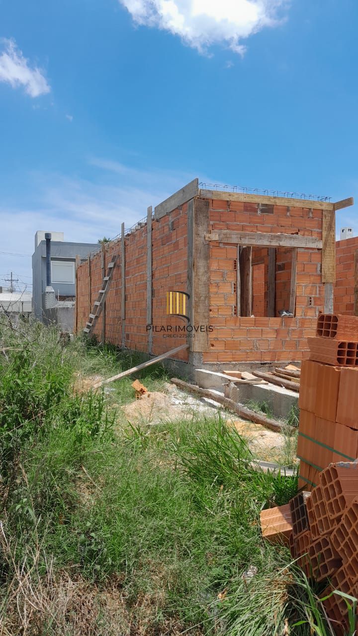 Casa nova térrea 2 dormitórios com suíte e pátio - em construção. - Pilar Imóveis
