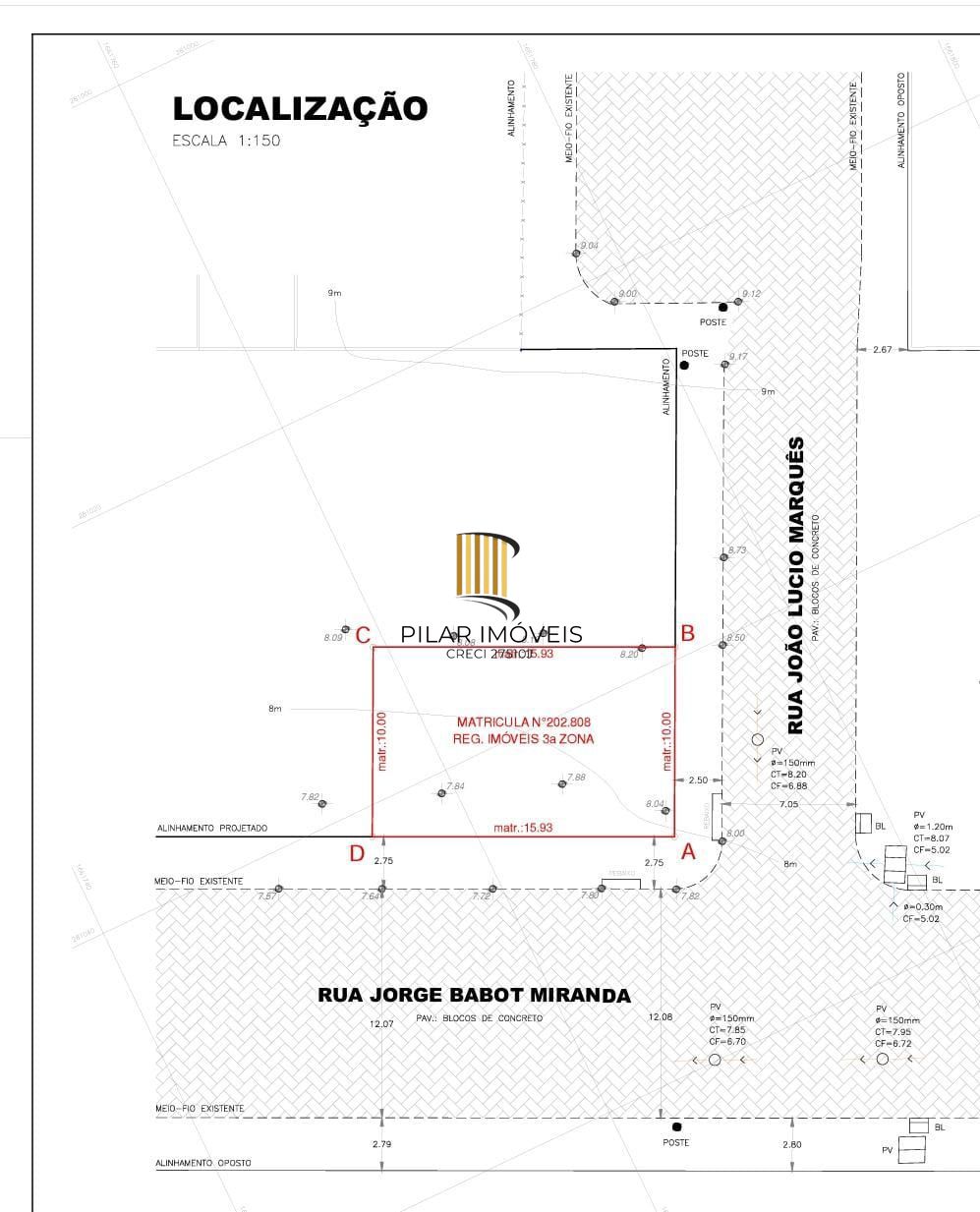Terreno com projeto aprovado