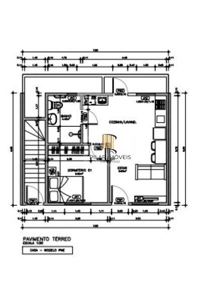 Casa Condominio para Venda - 41.96m², 1 dormitório, 1 vaga - Hípica