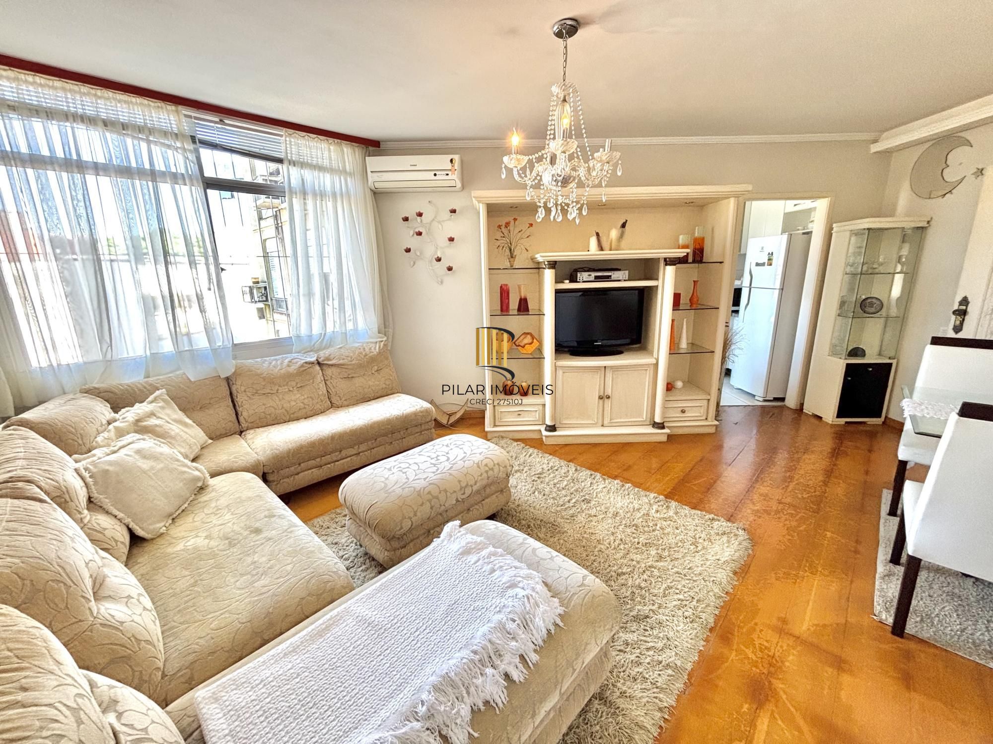 Apartamento 100% mobiliado,2 dormitórios, vaga rotativa, barra shopping, 63m² - Pilar Imóveis