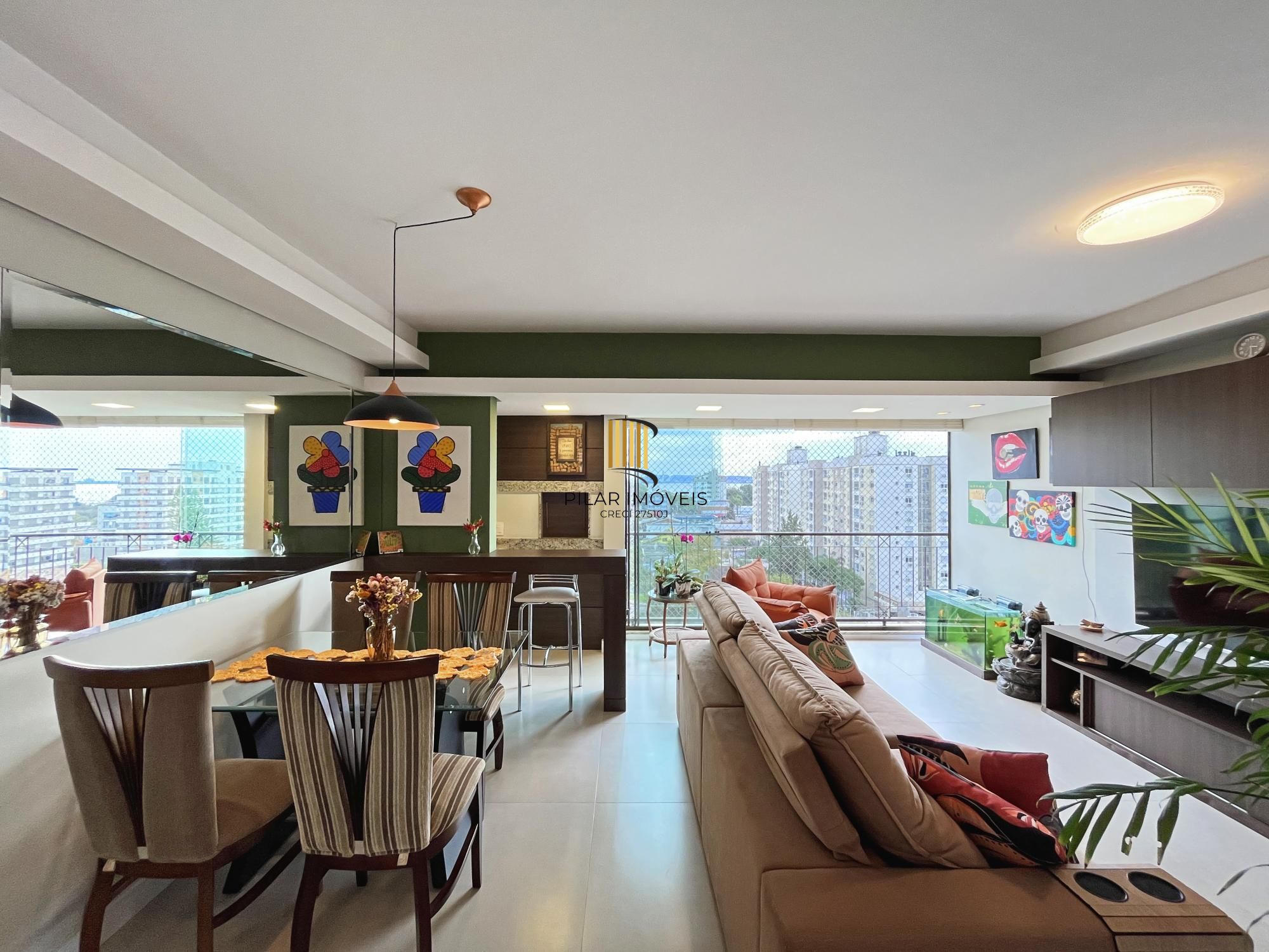 Apartamento 3 dormitórios, vista para o Guaíba,2 vagas, 88m²,no bairro Tristeza