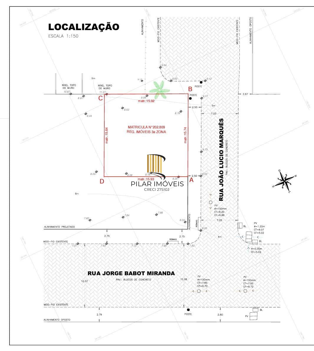 Terreno com projeto aprovado
