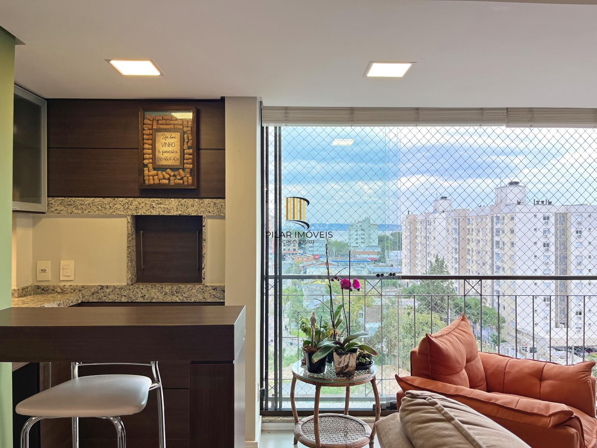 Apartamento 3 dormitórios, vista para o Guaíba,2 vagas, 88m²,no bairro Tristeza