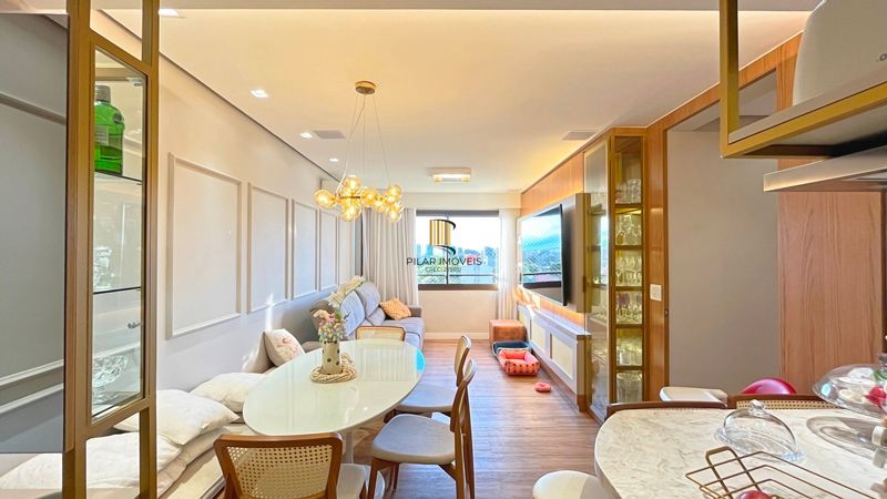 Apartamento para Venda - 76,69m², 3 dormitórios, sendo 1 suite, 1 vaga - Camaquã