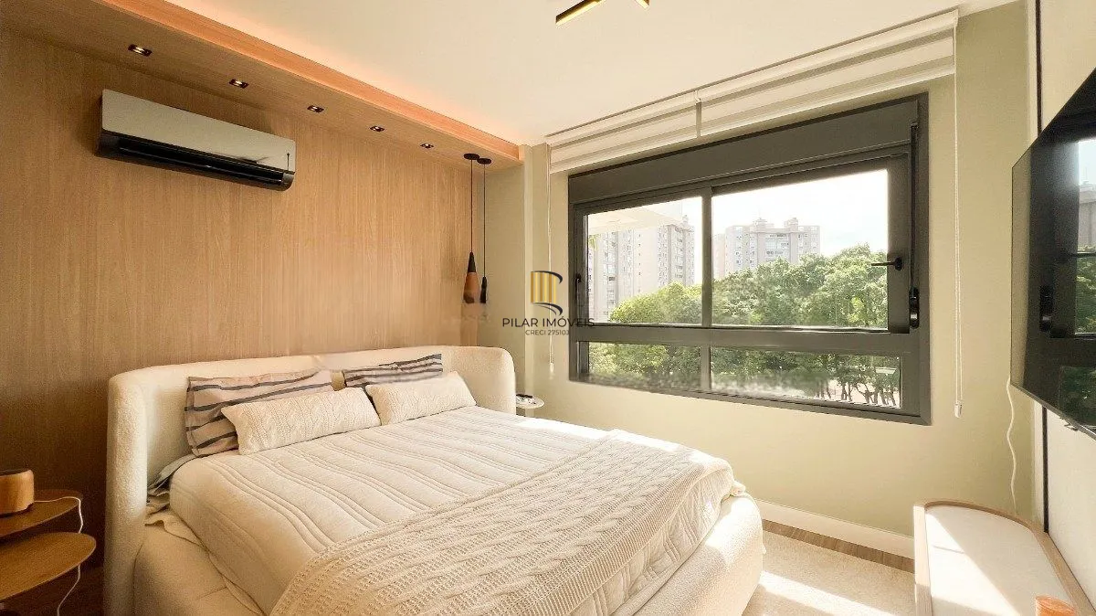 Apartamento Mobiliado com Suíte e Closet no Jardim Lindóia