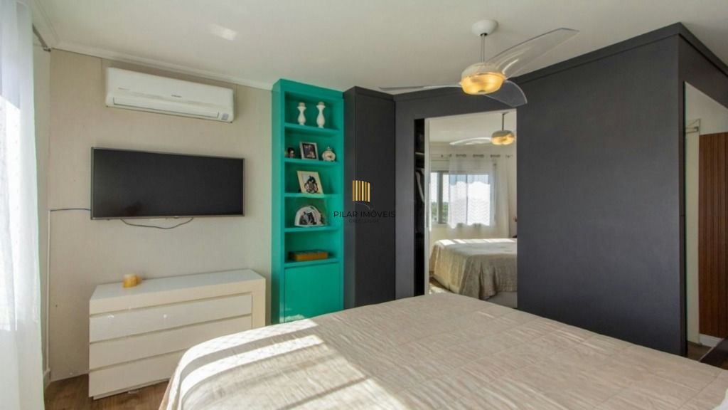 Cobertura mobiliada com piscina e vista 360° no Jardim Planalto – POA