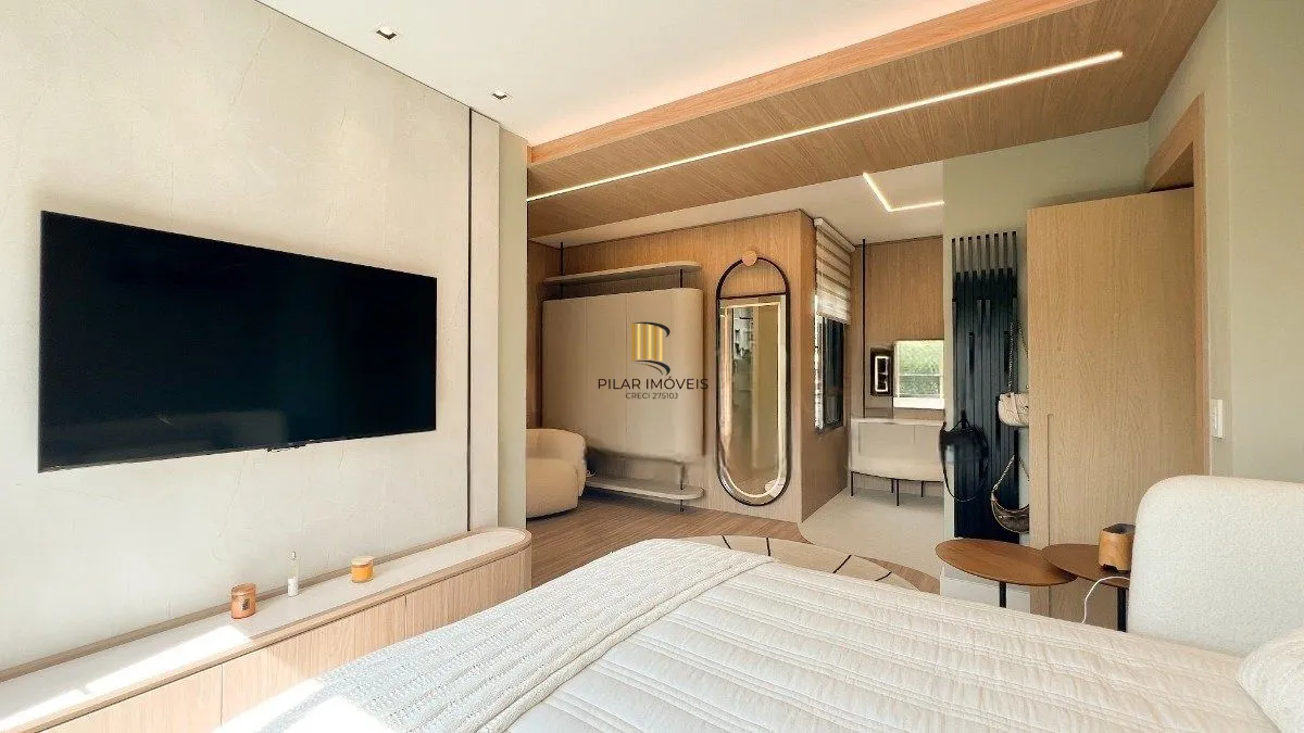 Apartamento Mobiliado com Suíte e Closet no Jardim Lindóia