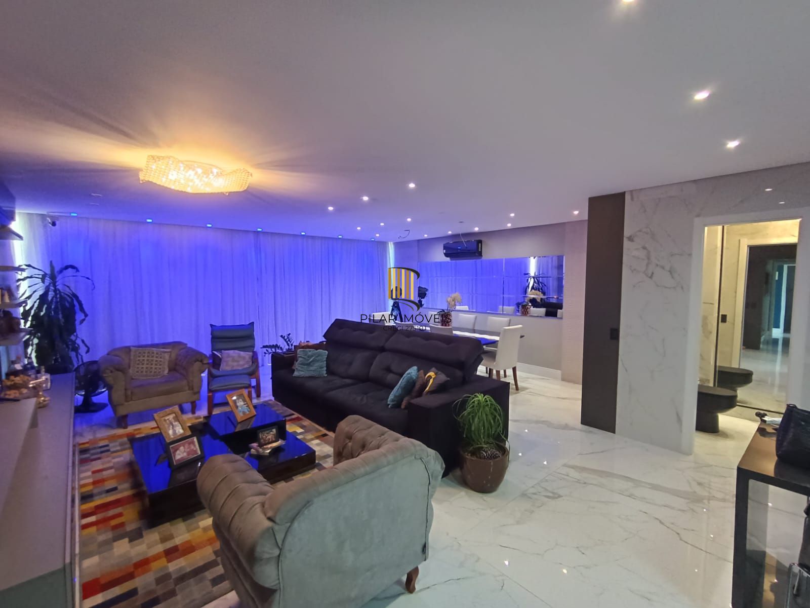 Apartamento único com 3 suítes e 4 vagas no Jardim Lindóia - Pilar Imóveis