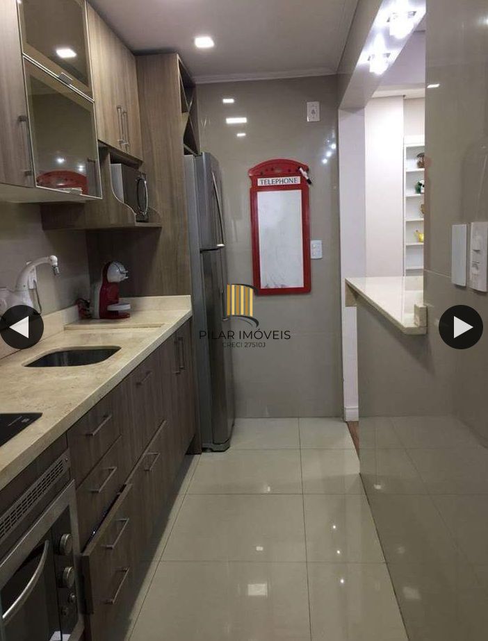 Apartamento 2 dorm, varanda integrada com churrasqueira no centro Cachoeirinha