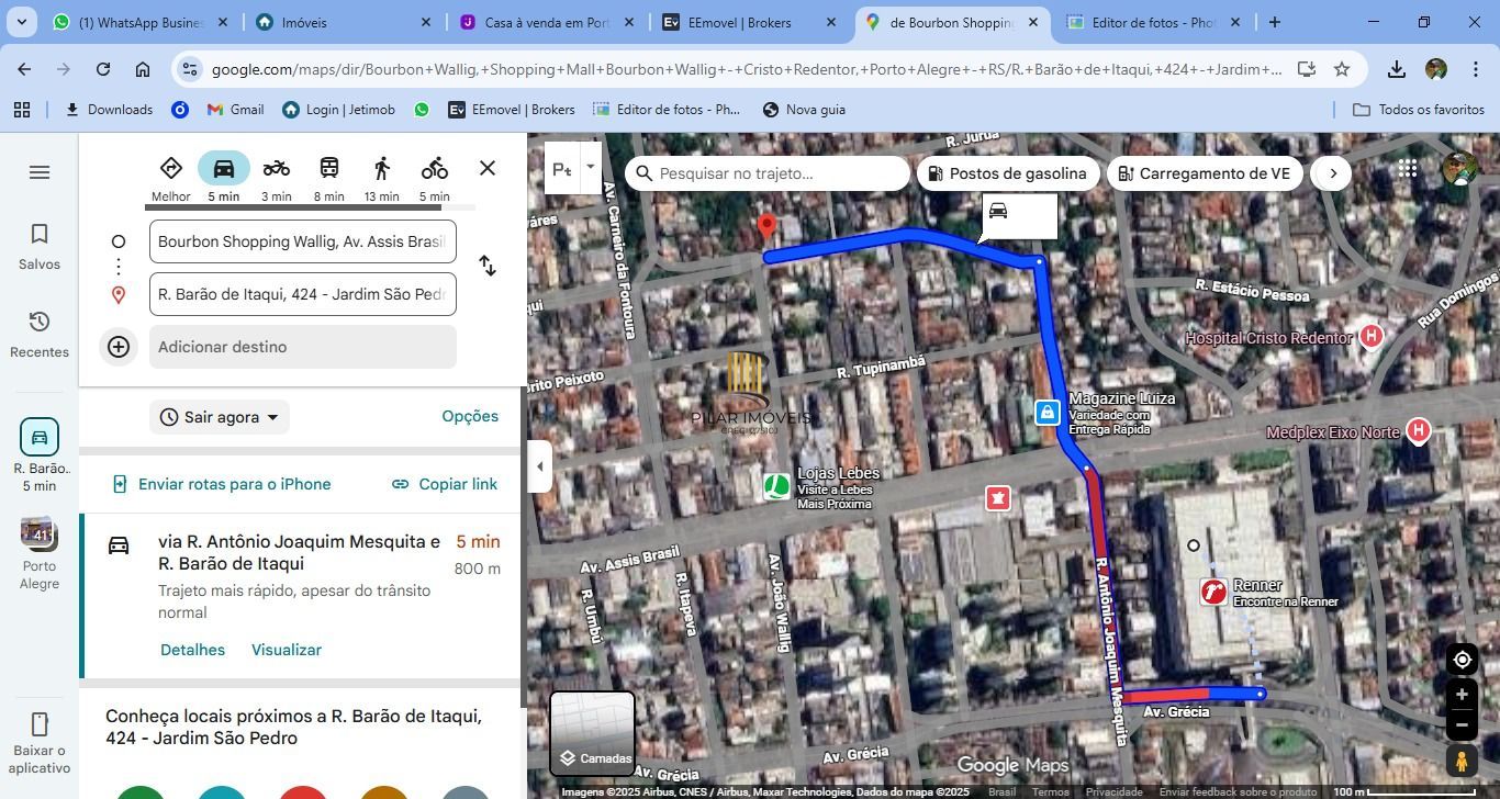 Terreno com 210m², ótima localização, próximo ao Bourbon Wallig