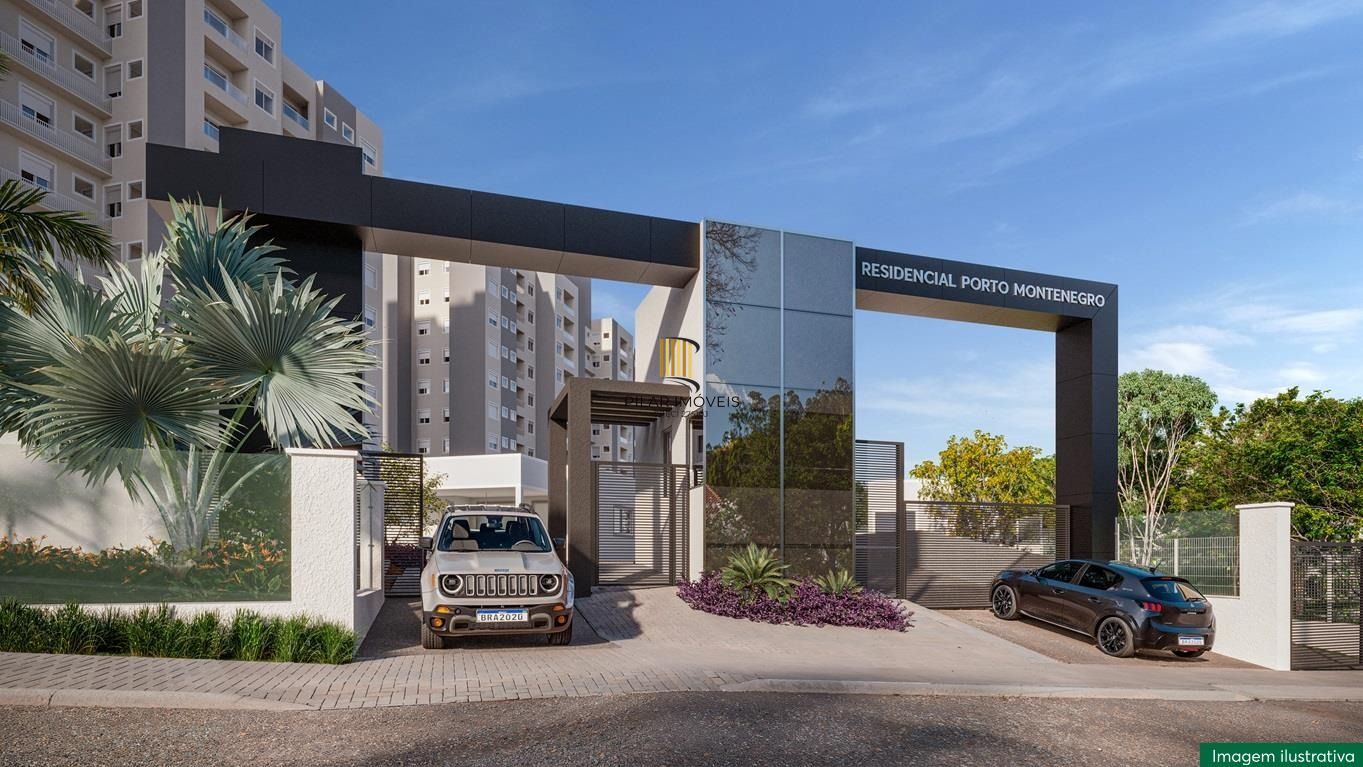 Apartamento novo, 2 dorm com sacada e churrasqueira e 2 vagas - Jardim Planalto