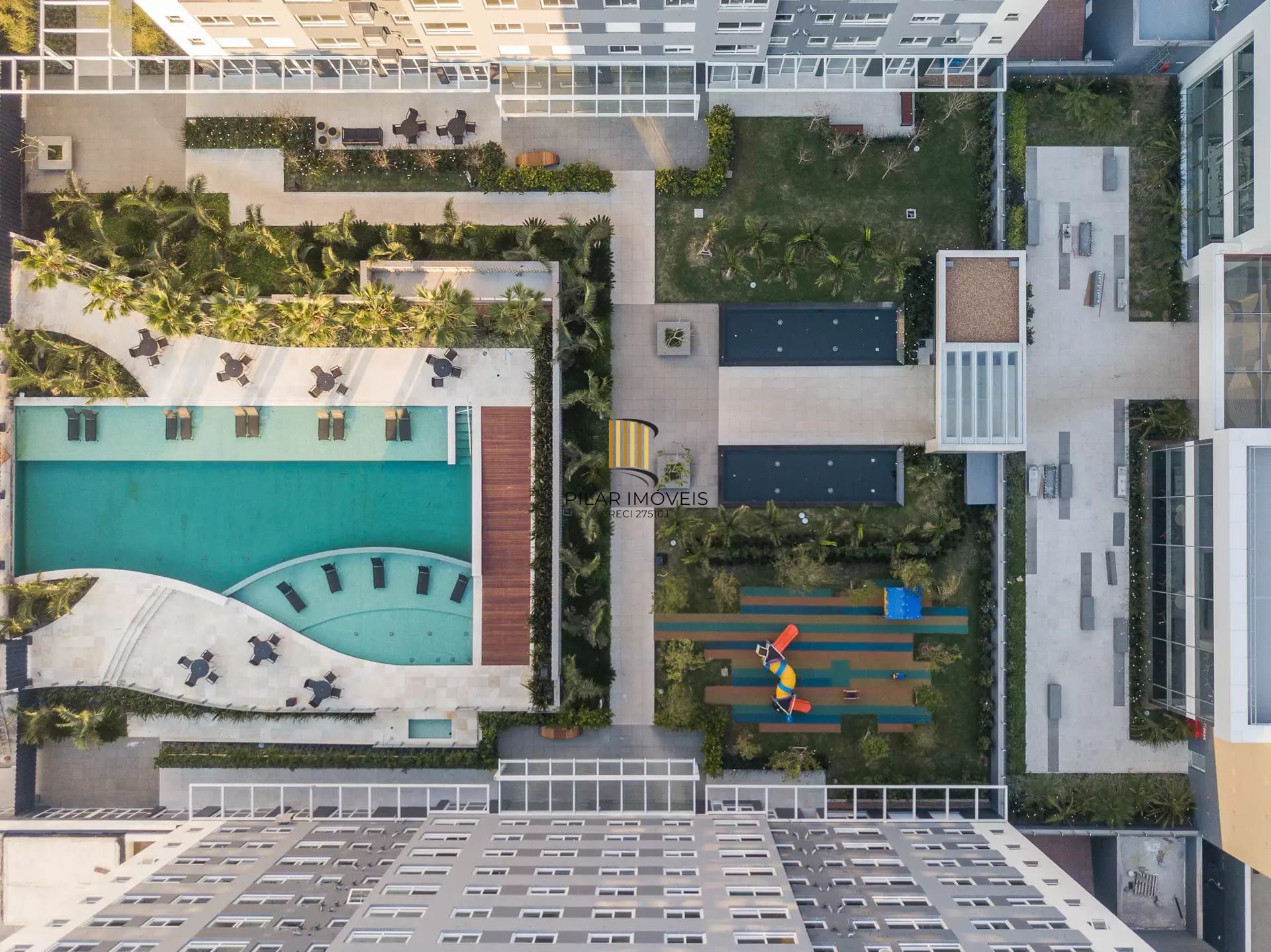 Apartamento semimobiliado, andar alto, com vista perene – Jardim Lindóia