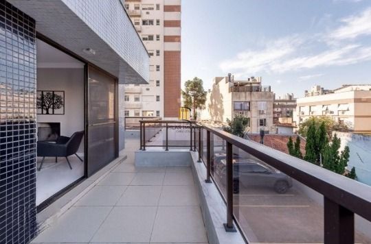 Apartamento Garden com 118m², com 2 dormitórios, 2 suítes, lavabo, churrasqueira, lareira e 2 vagas de garagem.