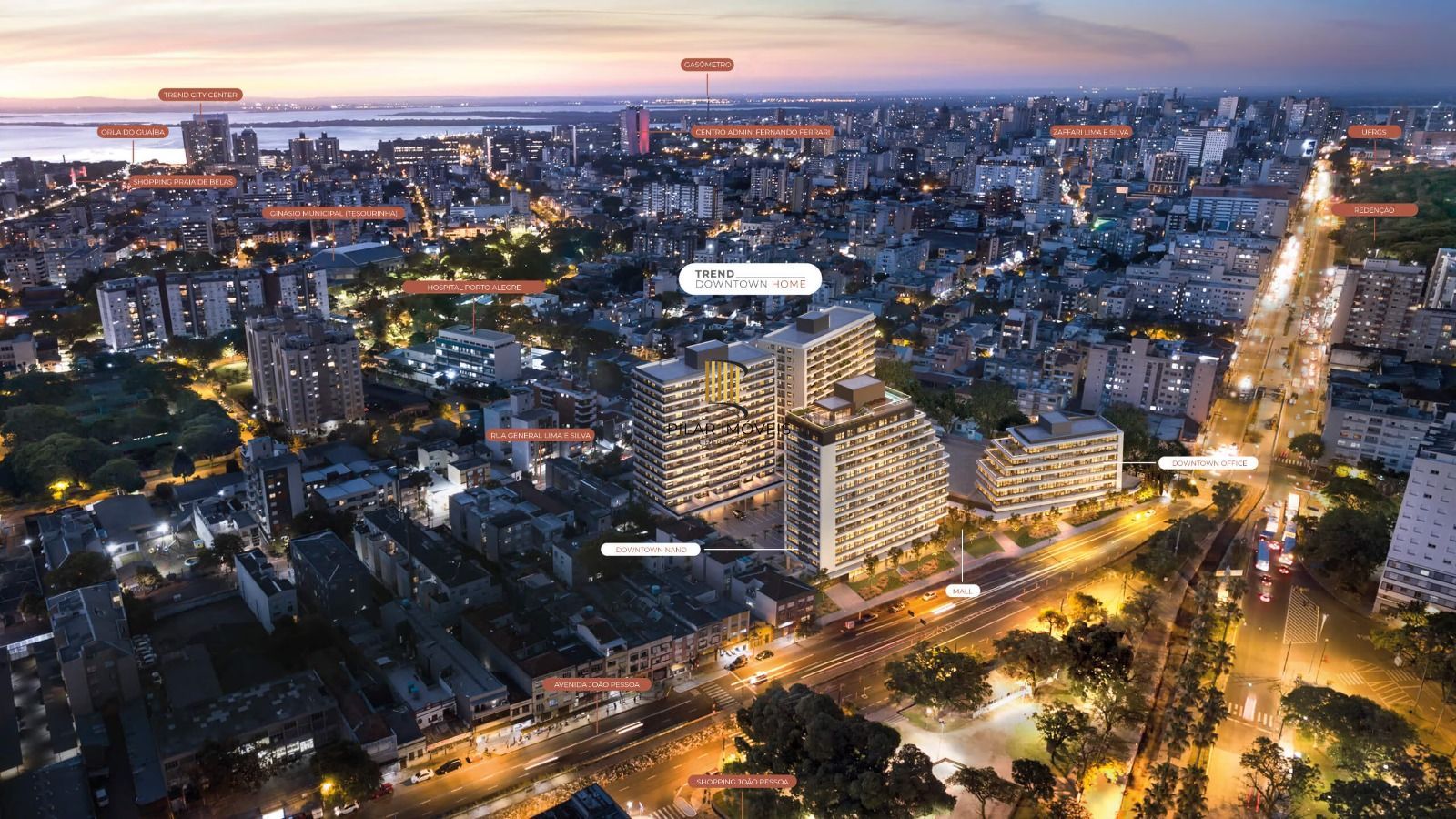 Studio com 32,7m² privativos, no Trend Downtown