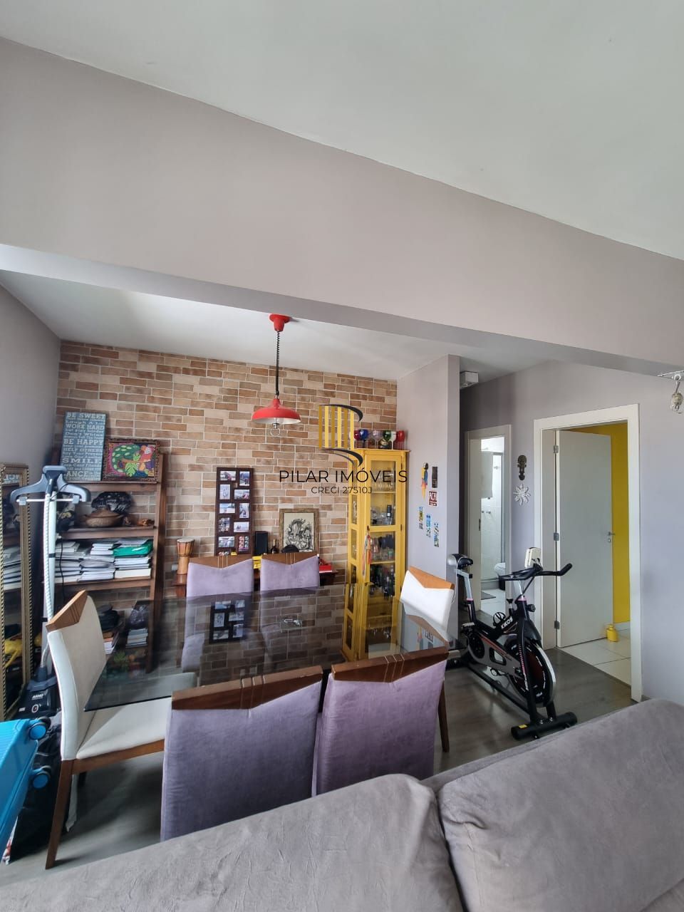 Apto 3 dorm living estendido, andar alto no Passo da Areia