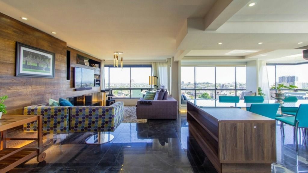 Cobertura mobiliada com piscina e vista 360° no Jardim Planalto – POA