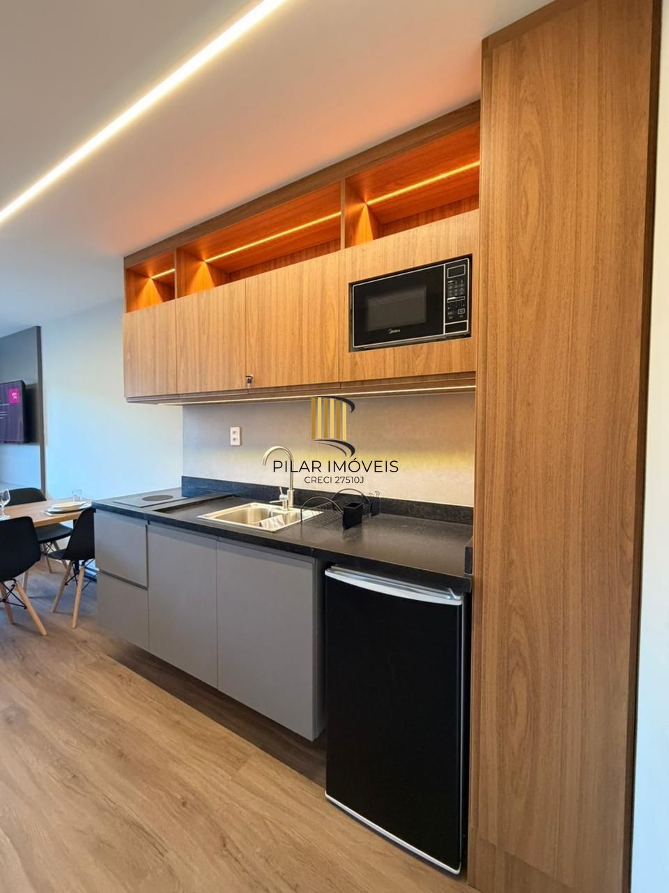 Studio Mobiliado no GO Cidade Baixa com Vista para o Guaíba - Pilar Imóveis