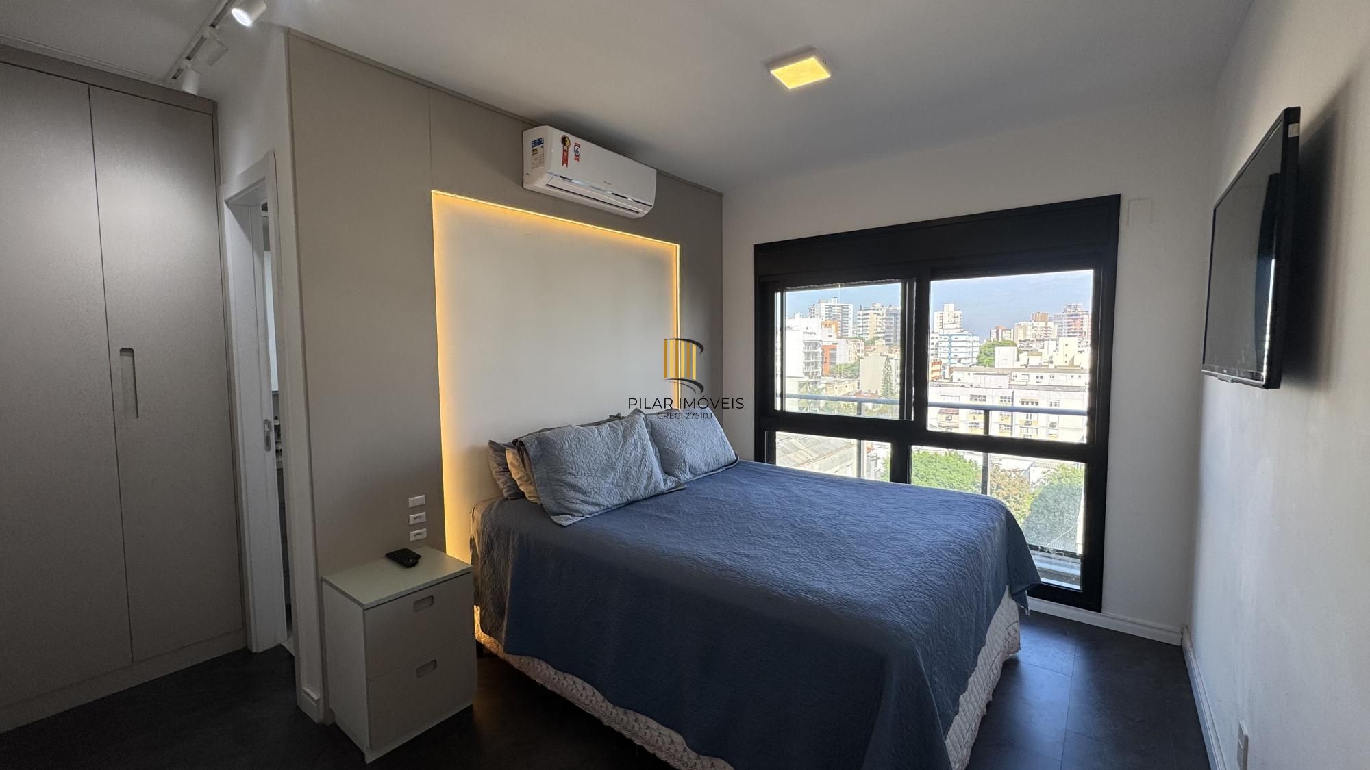 Apto 2 suítes mobiliado, vista Guaíba no Vértice Petrópolis