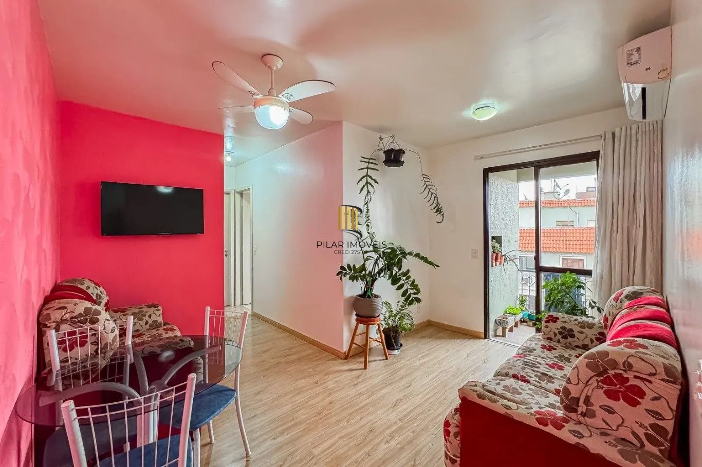 Apartamento andar alto 2 dormitórios sacada e churrasqueira - Sertório Sarandi