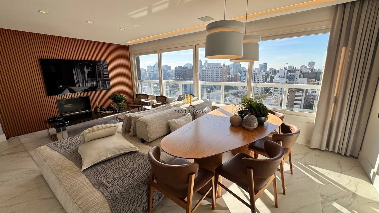 Amplo apartamento com 3 suítes, lavabo, lareira e 2 vagas individuais. - Pilar Imóveis